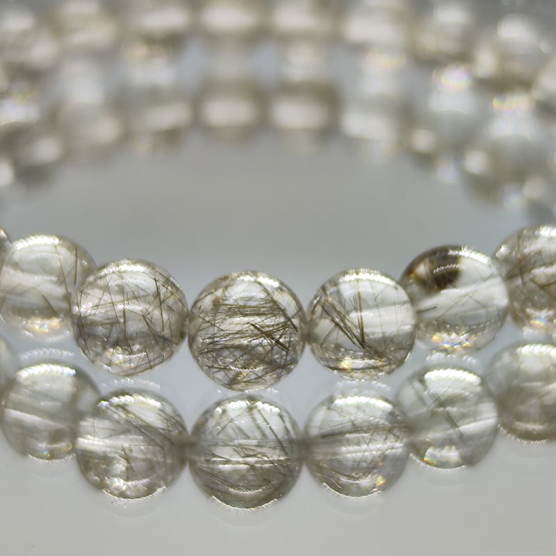 【一粒万倍日割】最上級 シルバールチル クォーツ 7mm台 一粒万倍日割】最上級 シルバールチル クォーツ 7mm台