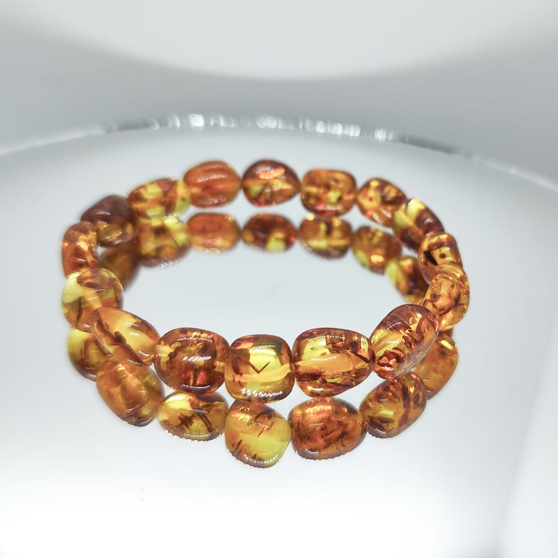 高品質ハニーナッツアンバー/エネルギーの循環、幸運の引き寄せ