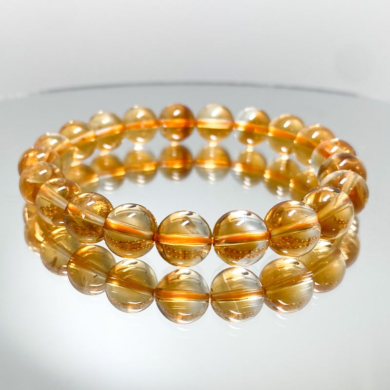 天然】シトリン ブレスレット 8.8mm