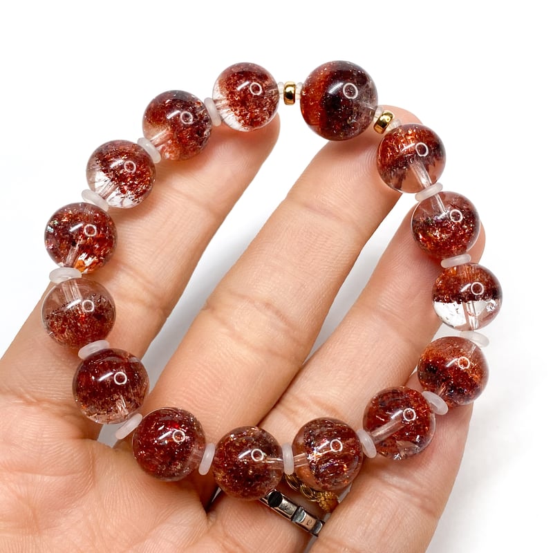 📹🐥🐉【最高品質無処理粒あり/希少】レピドクロサイトインクォーツ