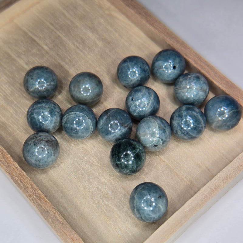 ??【超希少】糸魚川入コン沢産青翡翠12.2mm 1粒売り/成功、繁栄、霊 