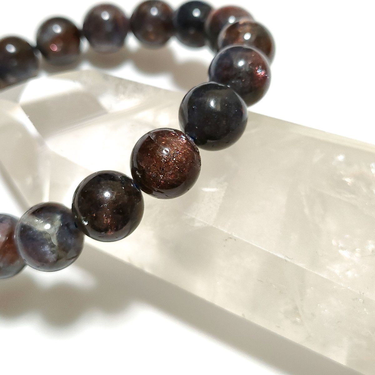 a様 高品質 アイオライト サンストーン スフィア 6.1センチ