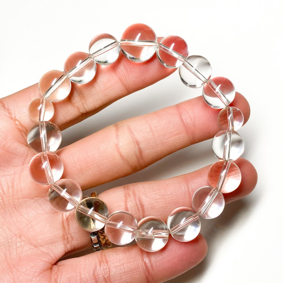 最高品質！山梨八幡水晶　約9㎜ 最高品質！山梨八幡水晶 約9㎜ 【公式通販】