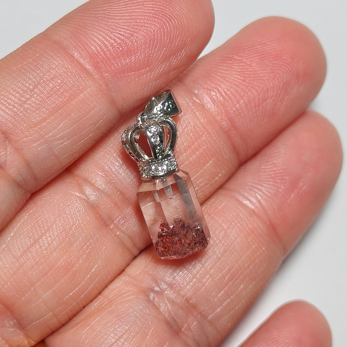 最高品質　インクリュージョンクォーツの最高峰　ファントムファイアークォーツ 最高品質インクリュージョンクォーツの最高峰ファントムファイアークォーツ