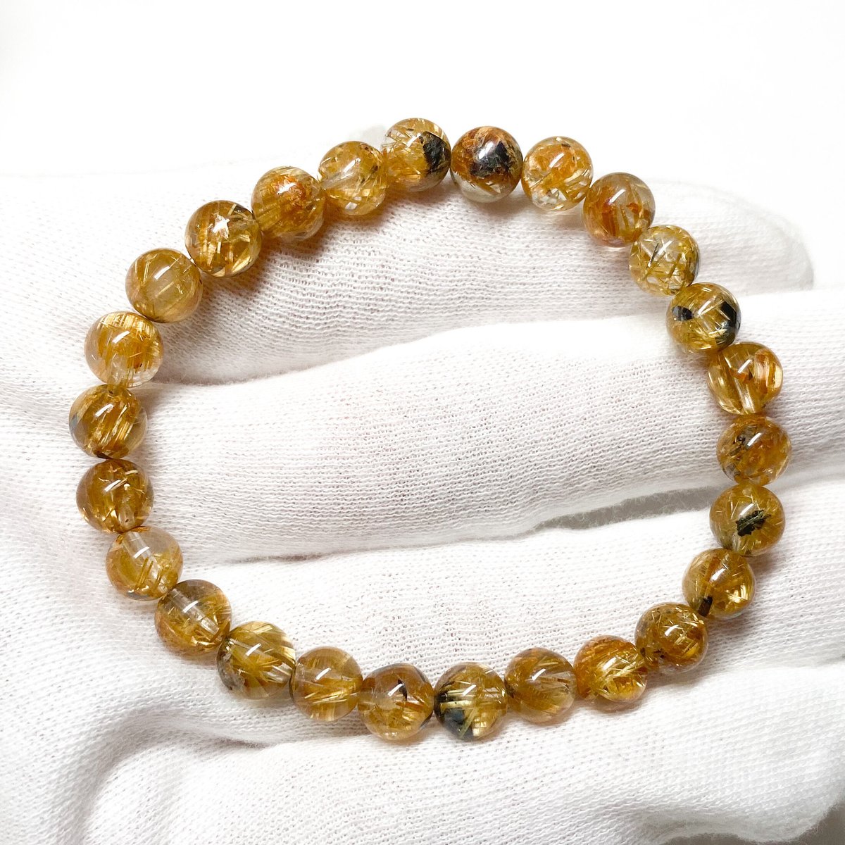 最高品質】太陽放射タイチンルチルクォーツ7~7.4mm/恋愛運、金運 | -縁