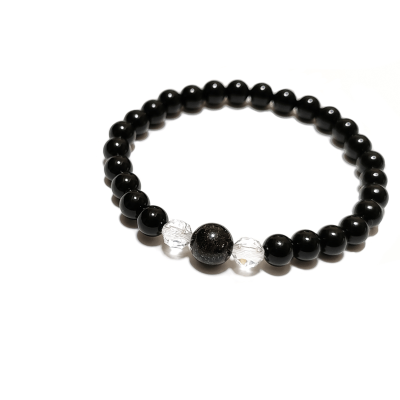 仕事運&金運に特化　ブラックルチル天然水晶 楽天市場】パワーストーン ブラック ルチルクォーツ モリオン黒