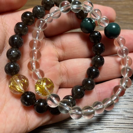 専用【極上,美品】タイチンキャッツアイゴールドルチルクォーツ《４粒セット》 182176997_th.jpg?