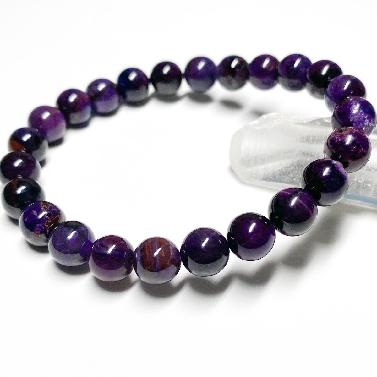 🐥🐉📹【高品質/鑑別書付き】スギライト約7.4~7.7mm/世界三大