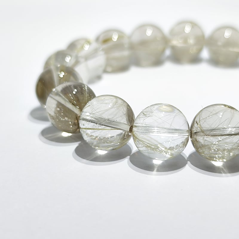 🐥🐉【高品質】スモーキーゴールドルチルクォーツ(シャンパンゴールド