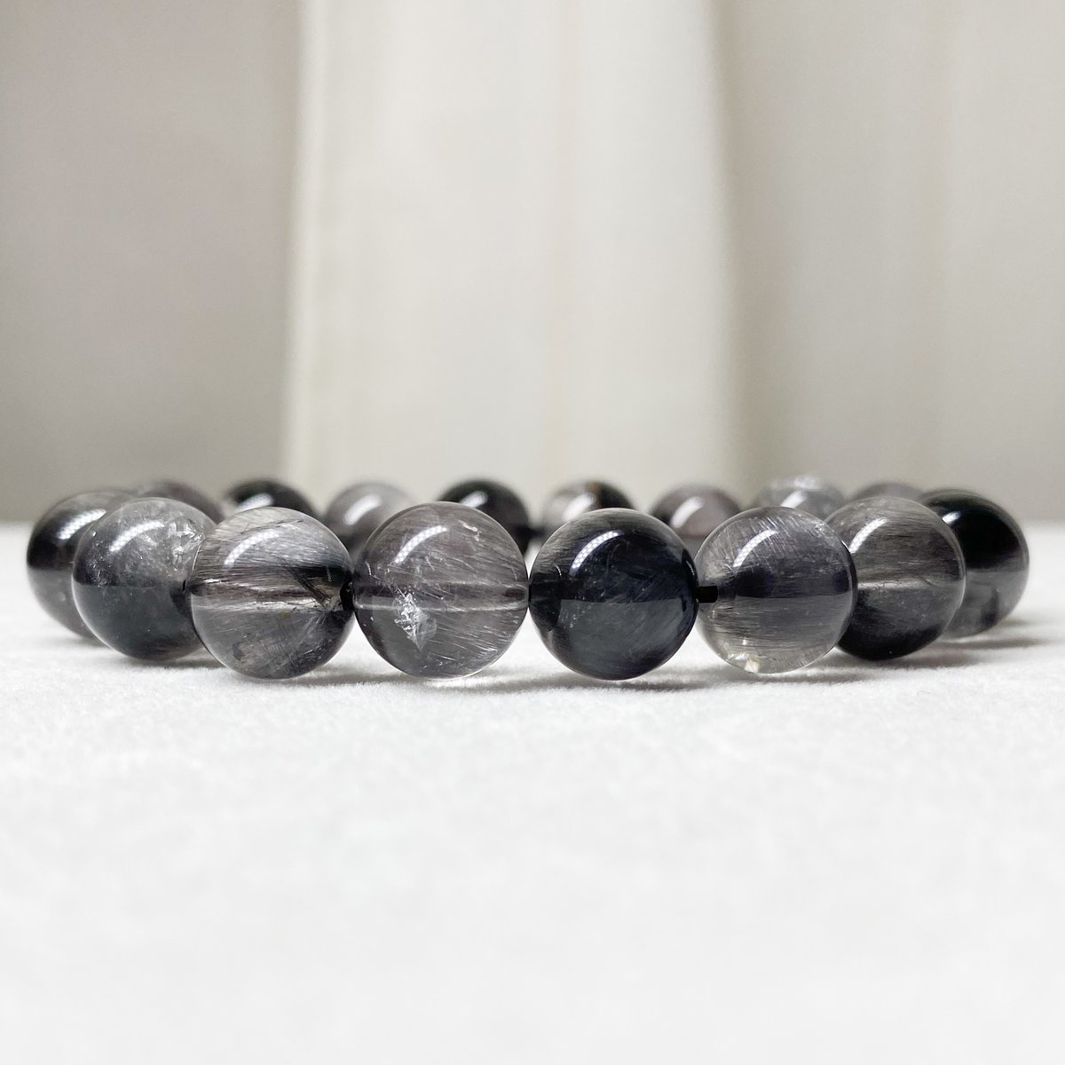 【高品質】ブラックプラチナルチル 🐥🐉【高品質】ブラックプラチナルチルクォーツ10.4~10.8mm/潜在