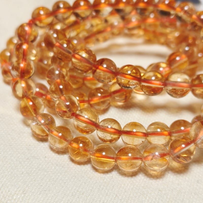 シトリン（ファントムあり）7mm台/幸運、富、金運 | -縁 enishi-
