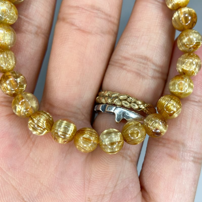 【貴重】　ルチルクォーツ（コッパールチルキャッツアイ）お値下げ中 貴重】 ルチルクォーツ（コッパールチルキャッツアイ）お値下げ