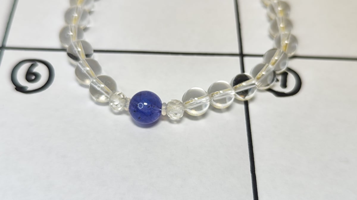 🐥🐉【宝石品質】タンザナイト7mmアクセサリー/霊性、直感力 | -縁 enishi-