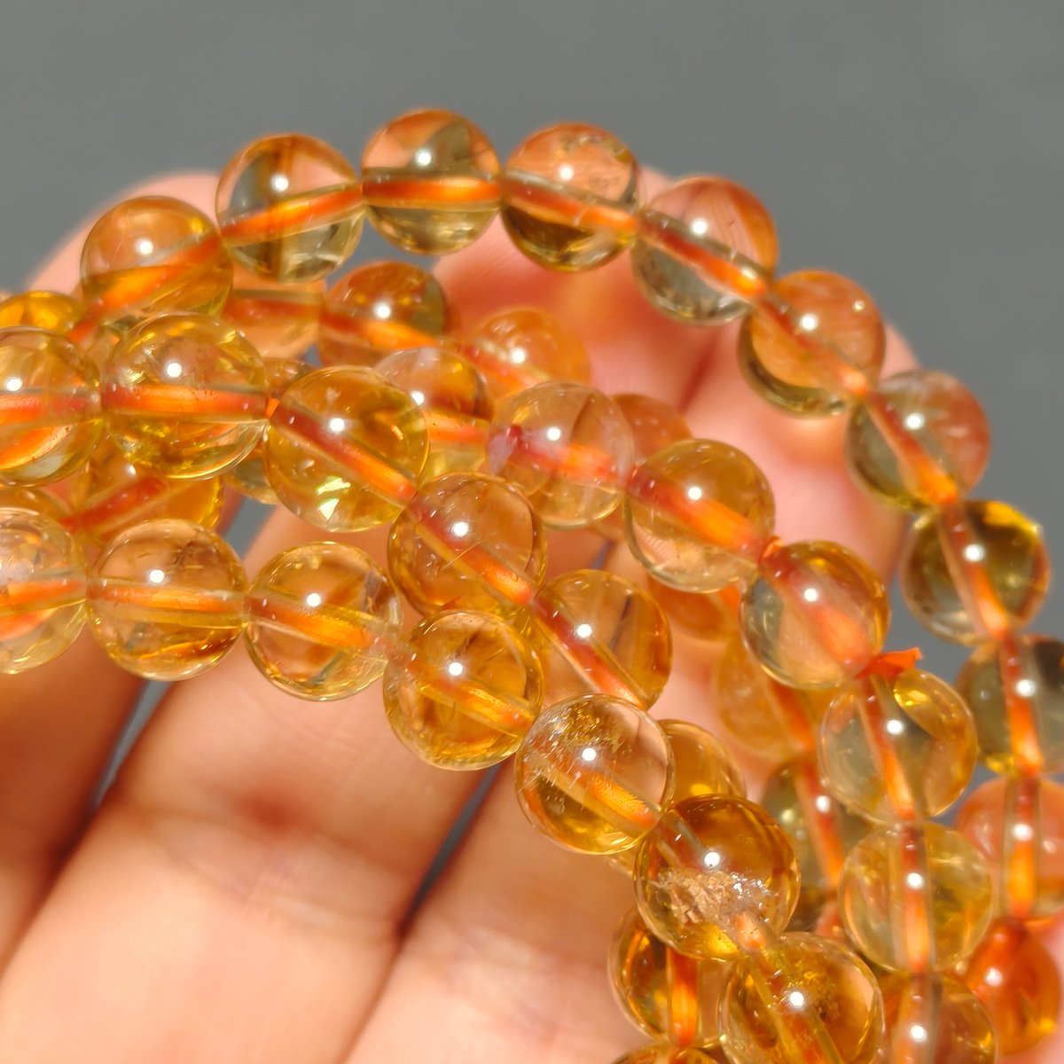 シトリン（ファントムあり）7mm台/幸運、富、金運 | -縁 enishi-