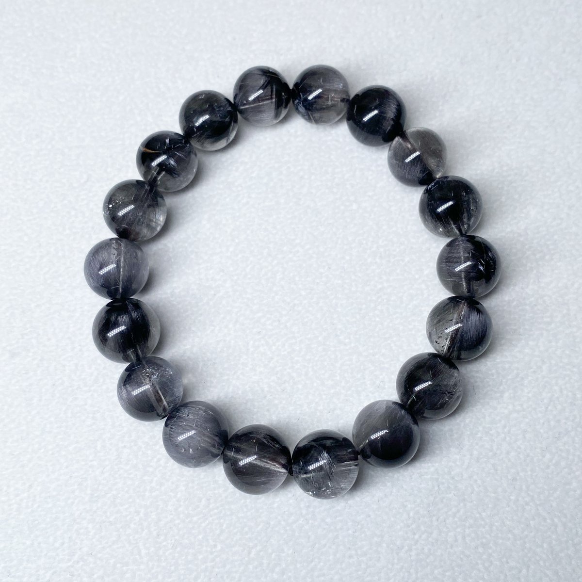 🐥🐉【高品質】ブラックプラチナルチルクォーツ10.4~10.8mm/潜在