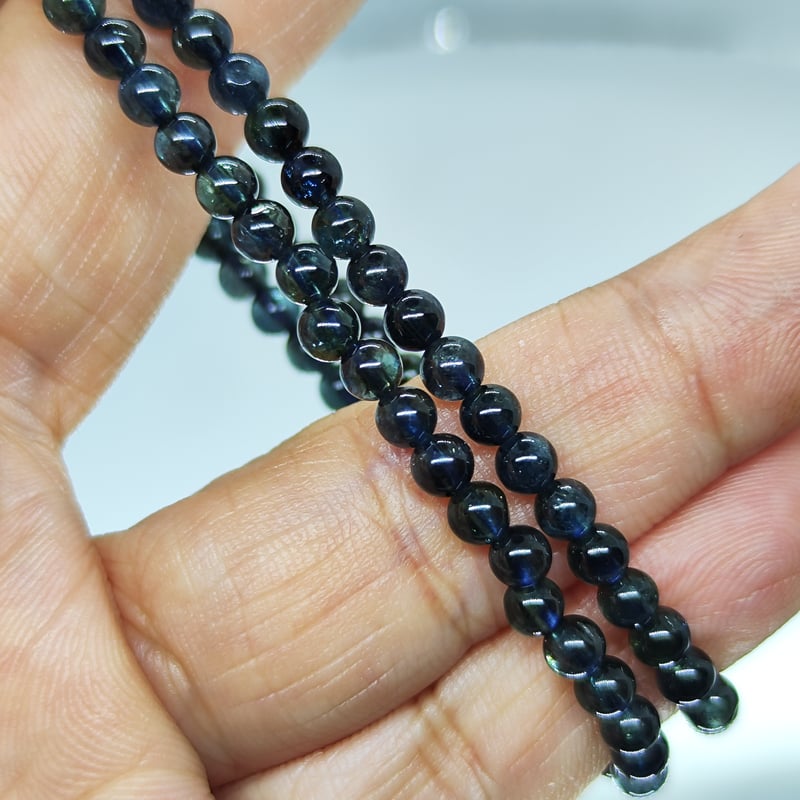 希少極上　インディゴライトトルマリン K202 🐥🐉【希少】インディゴライトトルマリン3.8mm/直感力、霊性