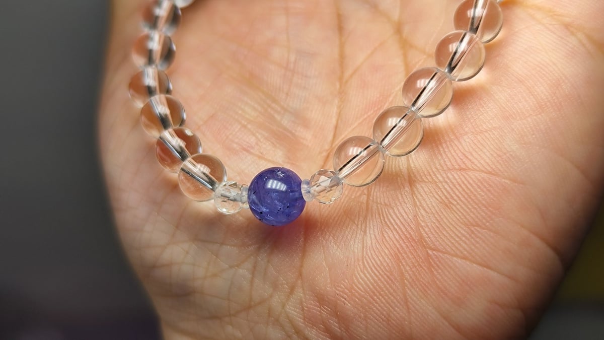 【希少/宝石品質】タンザナイト約7mm/霊性、直感力 🐥🐉【宝石品質】タンザナイト7mmアクセサリー/霊性、直感力 | -縁 enishi-