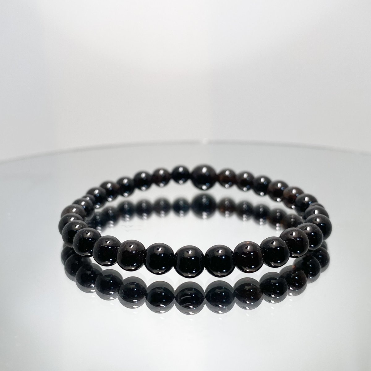 黒平産水晶10mmと乙女鉱山産水晶10mmのブレスレット (日本 黒平産水晶10mmと乙女鉱山産水晶10mmのブレスレット (日本