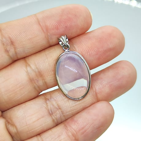 【一点物】うるうるスコロライトのワイヤーラッピングペンダントトップ✩.*˚ 一点物】うるうる スコロライト ワイヤーラッピング ペンダント