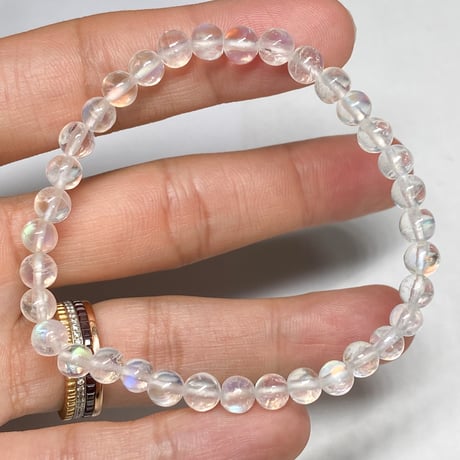 Ro様ご検討中 ホワイトラブラドライト サイズグラデーション