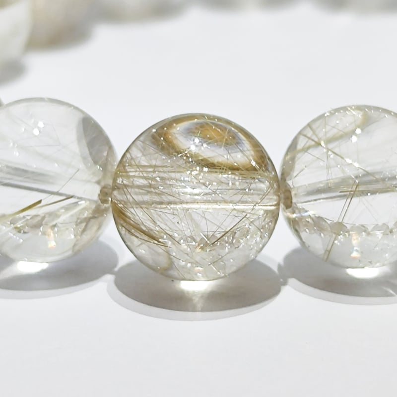 🐥🐉【高品質】スモーキーゴールドルチルクォーツ(シャンパンゴールド