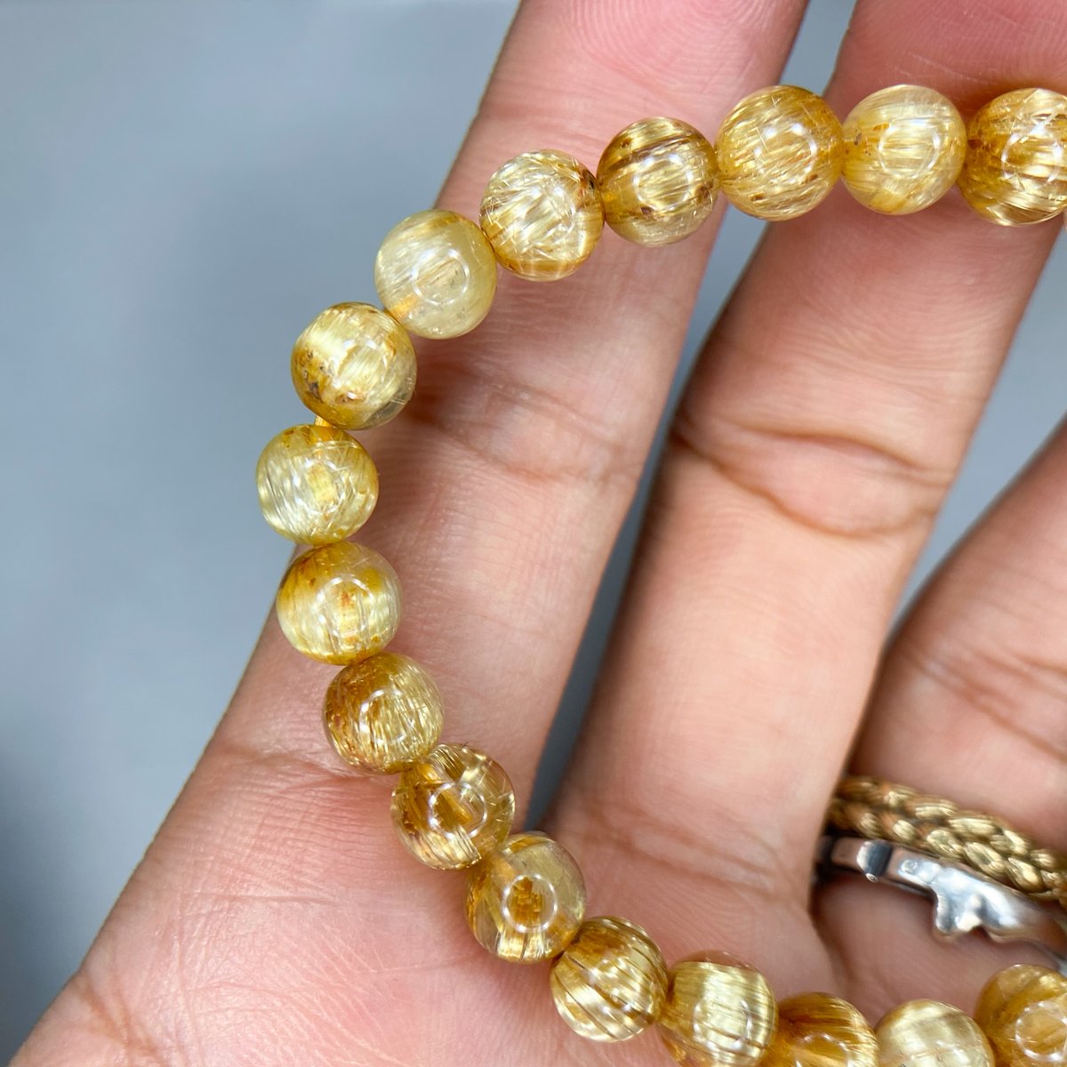 トップグレード高透明キャッツアイ板状タイチンゴールドルチルクォーツ