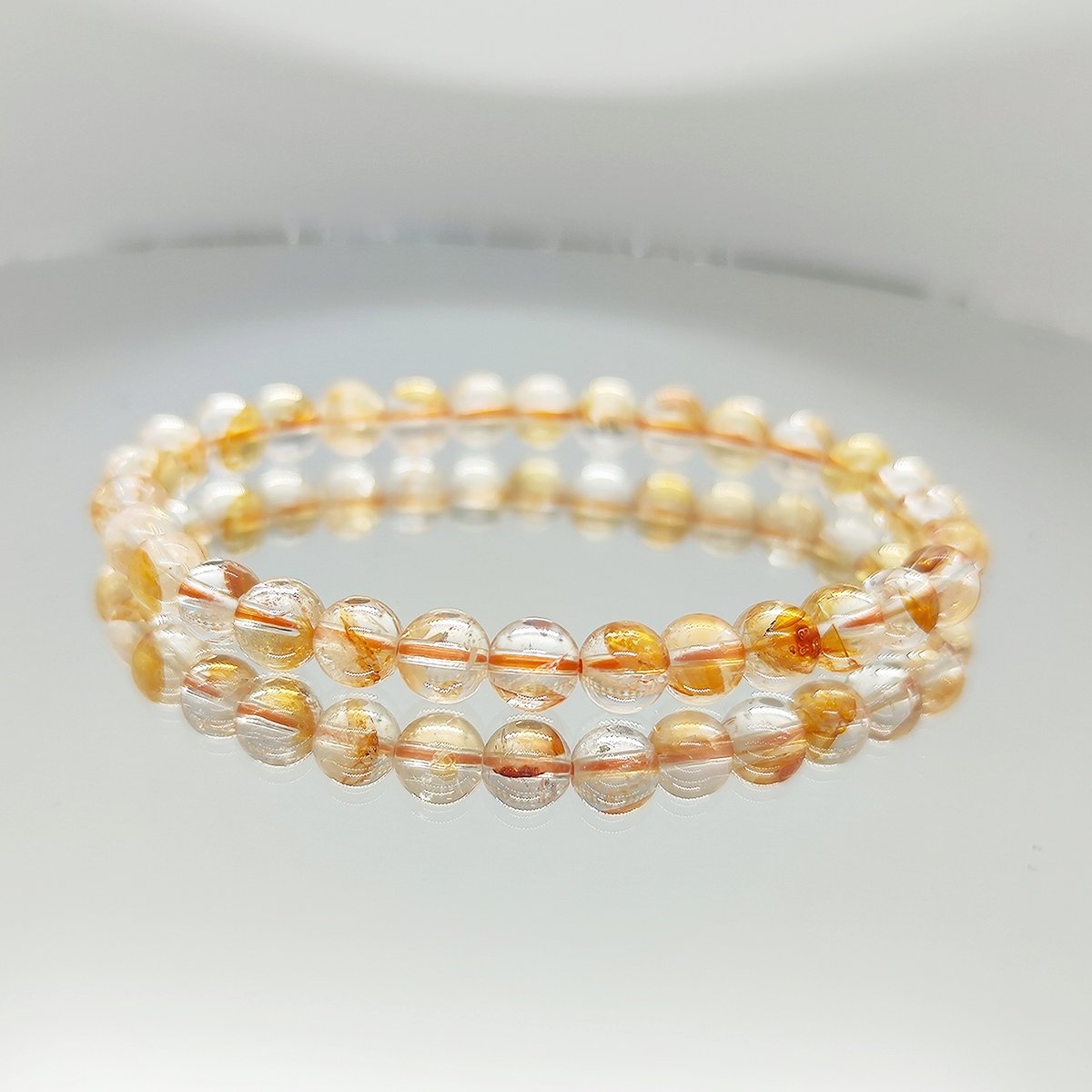 オーロラクォーツ(ライモナイトインクォーツ、錦鯉水晶)6mm/万能