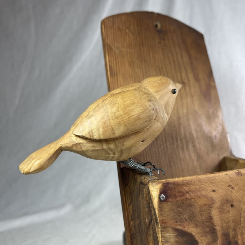 鳥がとまった小物入れ | MAREBITO