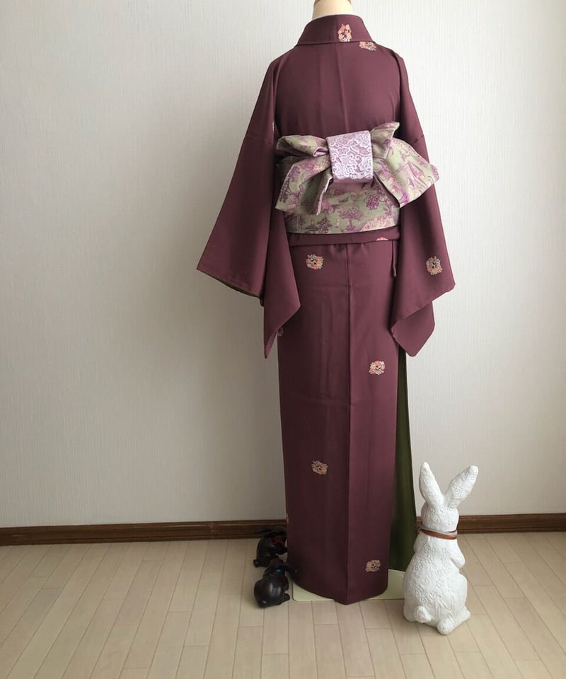 サロメ挿絵」着物 ビアズリー 新品未着用 ズレる