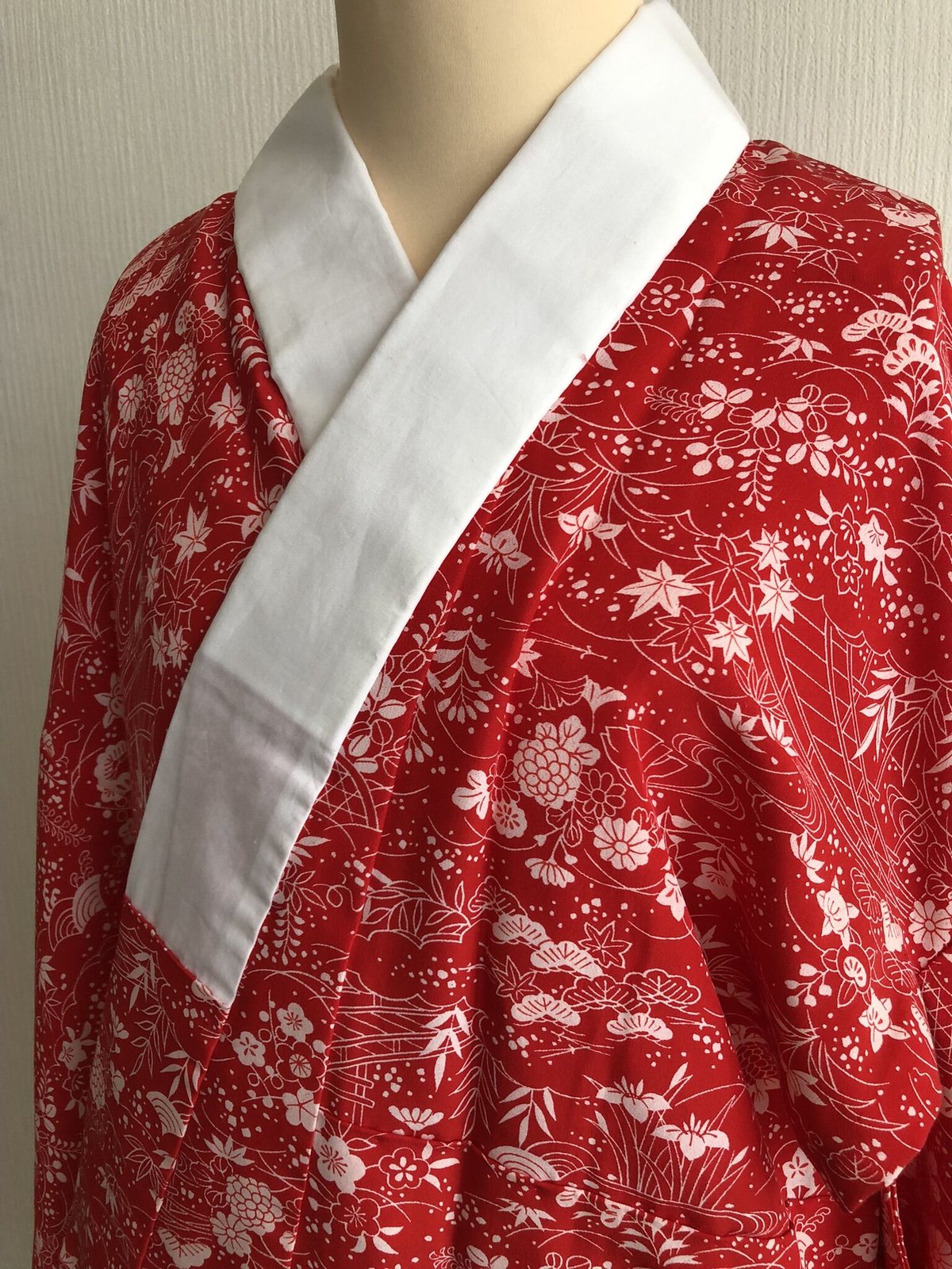 リサイクル】 赤長襦袢 小さめ | 六識哉