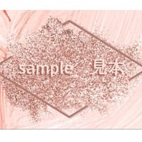 ピンクマーブル×ラメ　カスタマイズ　両面デザイン　100枚　名刺・台紙・ギフトカード