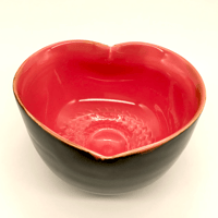 397 猪目茶碗　かけわけ　12.0×7.3cm