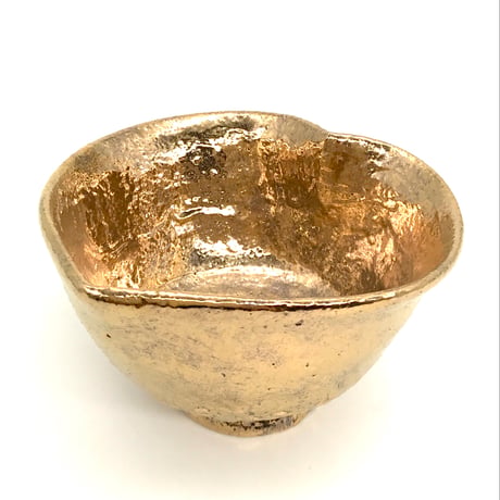 280 猪目茶碗　黄金丸　11.5×7.1cm