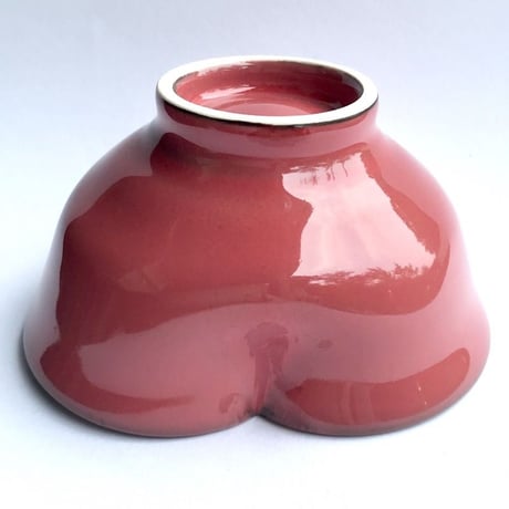 055 猪目茶碗　乾鮭(からさけ)　12.3×6.7cm