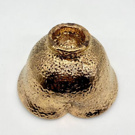 B95 猪目茶碗　黄金丸　14.0×8.0cm