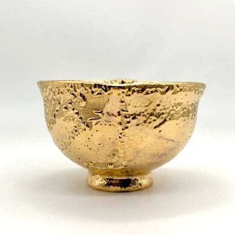 707 猪目茶碗　黄金丸　11.7×7.4cm