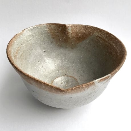 猪目茶碗　伊賀土天然灰　錆利茶　小野穣 猪目茶碗 伊賀土天然灰 錆利茶 小野穣 CATEGORY 土もの Pottery | 小野