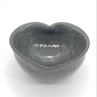 627 猪目茶碗　薄氷(うすらい)　13.3×7.8cm