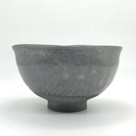 627 猪目茶碗　薄氷(うすらい)　13.3×7.8cm