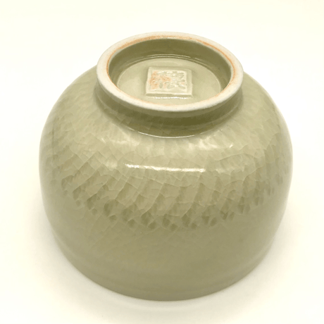 349 翡翠 (窯変)　10.4×7.4cm