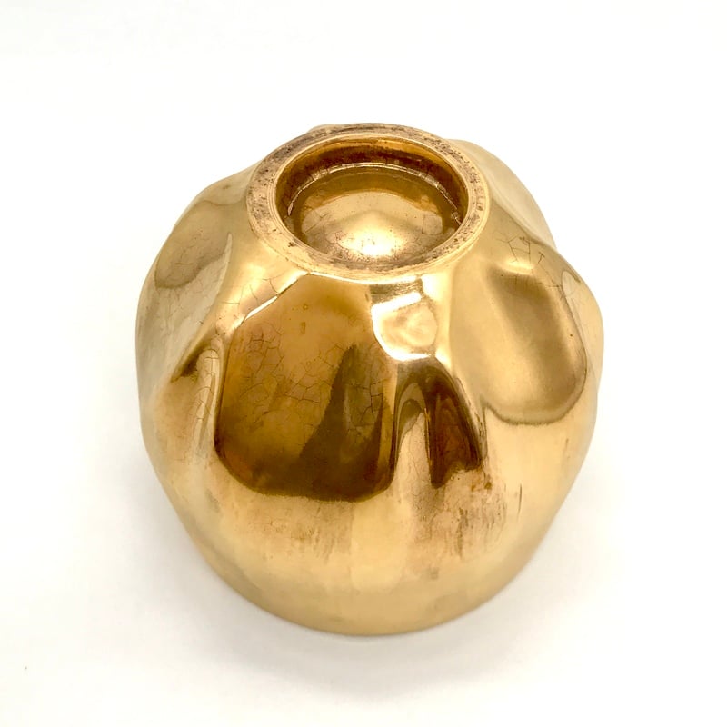 714 茶碗 禅 1/fゆらぎ 【Gold Model】 10.2×8.7cm | 小野穣