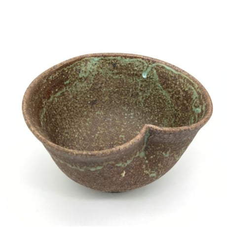 607 猪目茶碗　蛍火　13.0×7.6cm