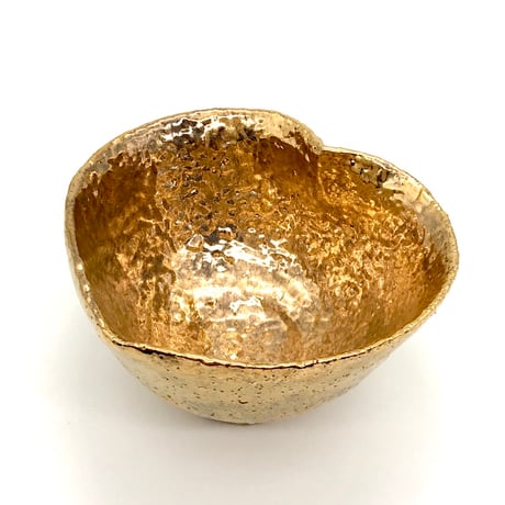 621 猪目茶碗　黄金丸　12.1×7.6cm