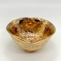 704 猪目茶碗　黄金丸　12.7×7.3cm