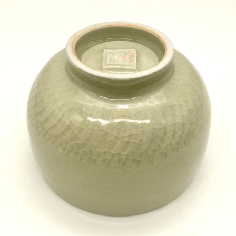 349 翡翠 (窯変)　10.4×7.4cm