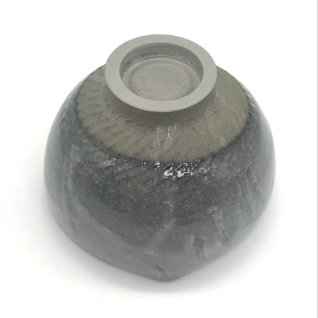 B23 猪目茶碗　薄氷(うすらい)　13.4×9.0cm