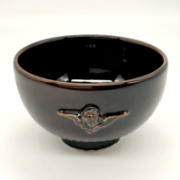 043  茶碗　天使　10.0×6.2cm　小ぶり