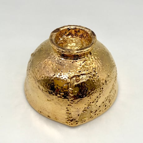 707 猪目茶碗　黄金丸　11.7×7.4cm