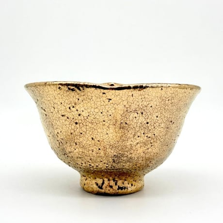 B95 猪目茶碗　黄金丸　14.0×8.0cm