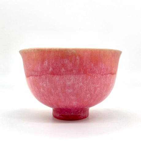 718 猪目茶碗　コンクパール　13.7×8.7cm